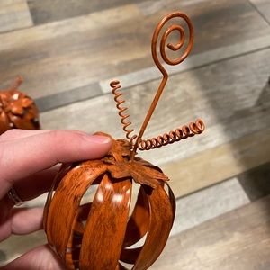 wire pumpkin label holders
